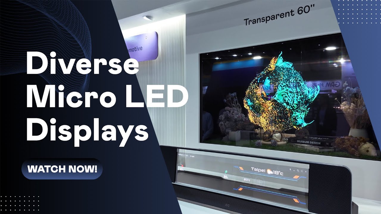 AUO X SID 2024 | 非凡娱乐 Diverse Micro LED Displays