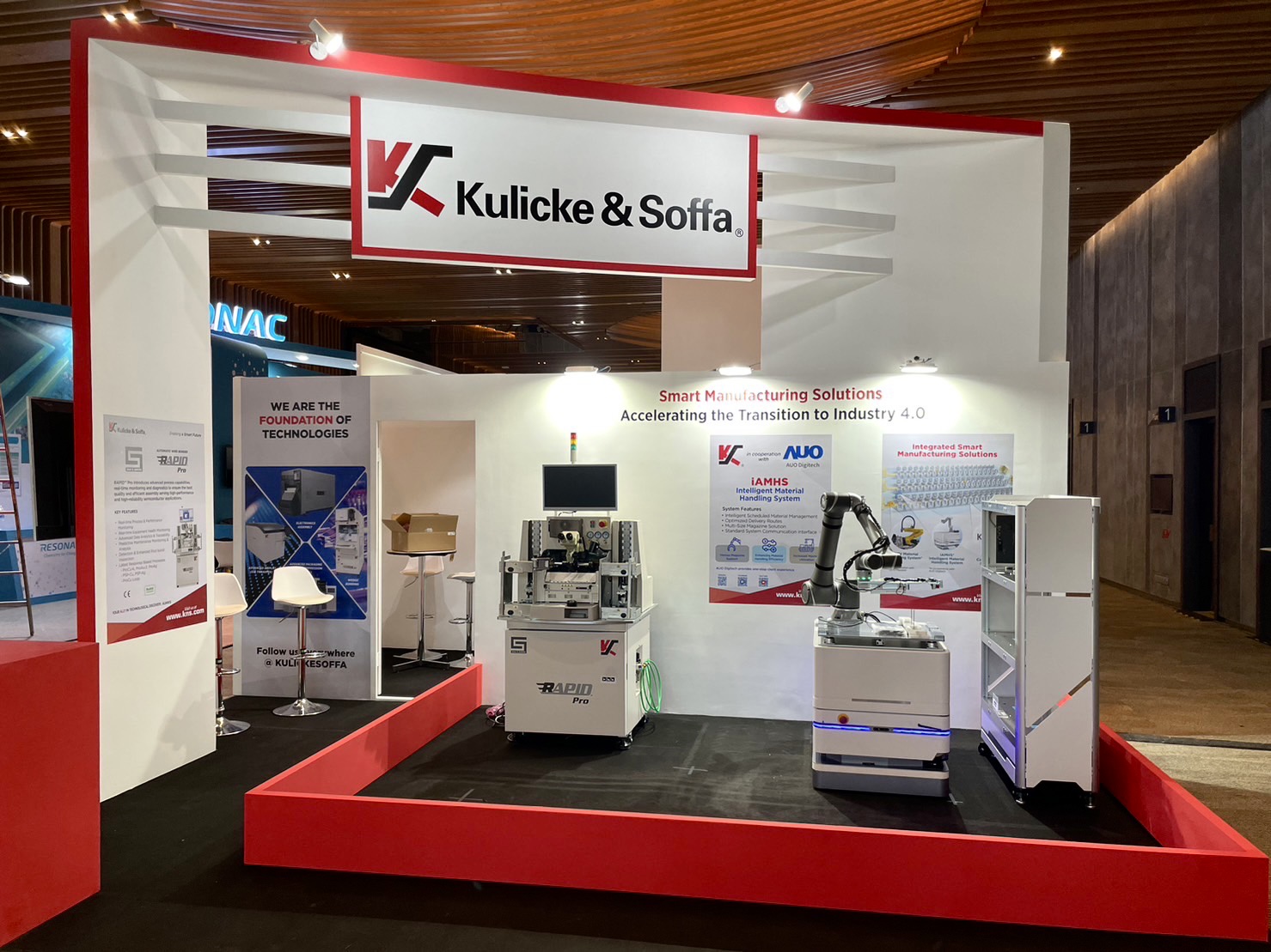 AUO Digitech with K&S and Leyu provides one-stop service solutions that target the issues faced by the semiconductor assembly and packaging field. This solution increases production capacity by at least 10%.