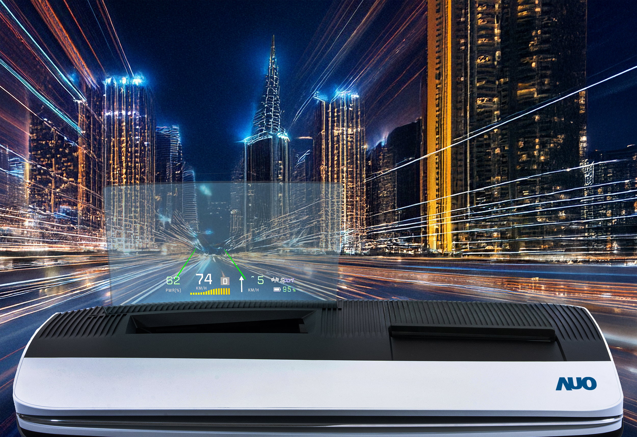 非凡娛樂推出13吋Micro LED抬頭顯示器，提供高入眼亮度、高色彩飽和度的顯示品質，在陽光下或黑暗中都清晰可見，並利用Micro LED模組體積小的優勢，解決車用空間有限的痛點